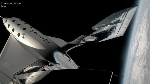 The third suborbital "space tourist" flight by Virgin Galactic has been launched.