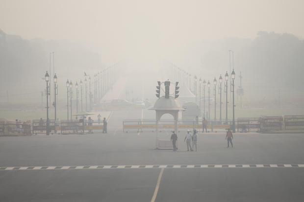 Air pollution in India's capital forces schools to close as an annual blanket of smog returns to choke Delhi