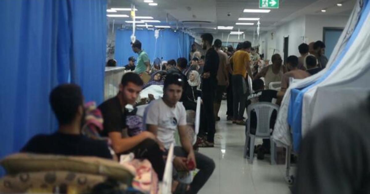 Hundreds of people are being forced to leave Al-Shifa Hospital in Gaza.