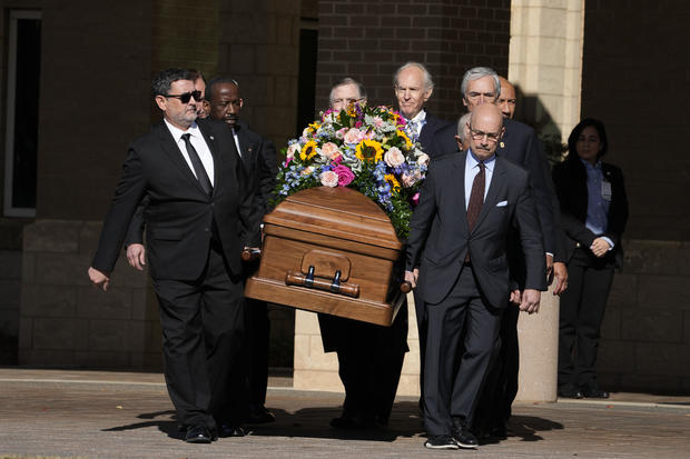 Mourners are paying their respects to Rosalynn Carter as she lies in repose in Atlanta.