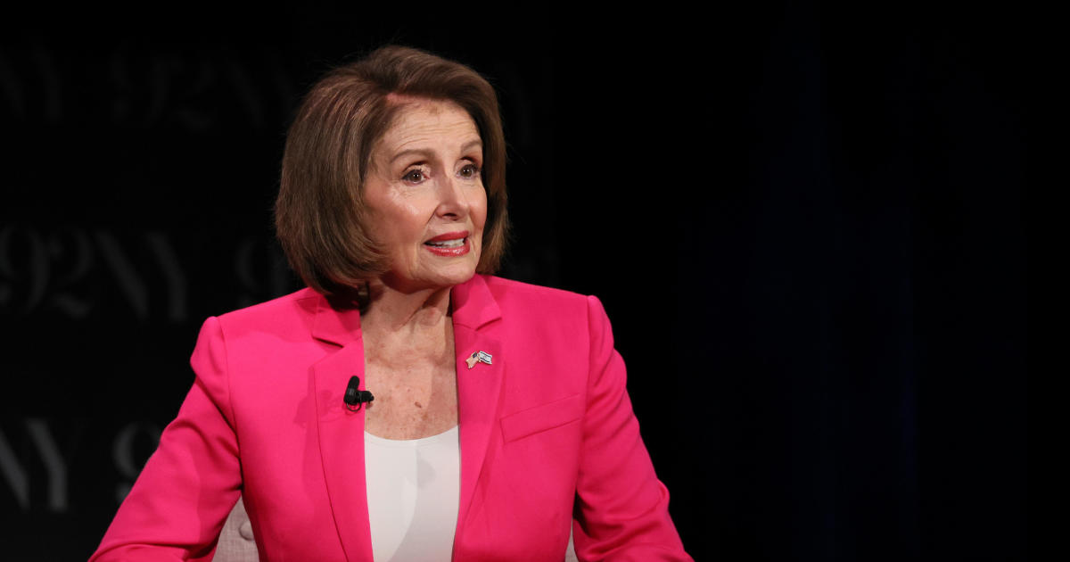 Nancy Pelosi criticizes No Labels as a danger to our democracy and a potential threat to Biden.
