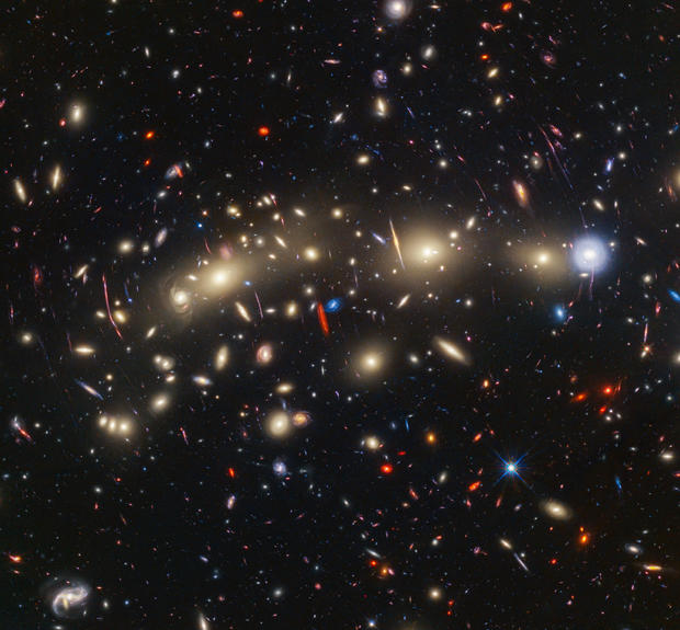 NASA telescopes team up to capture "Christmas tree" view of universe