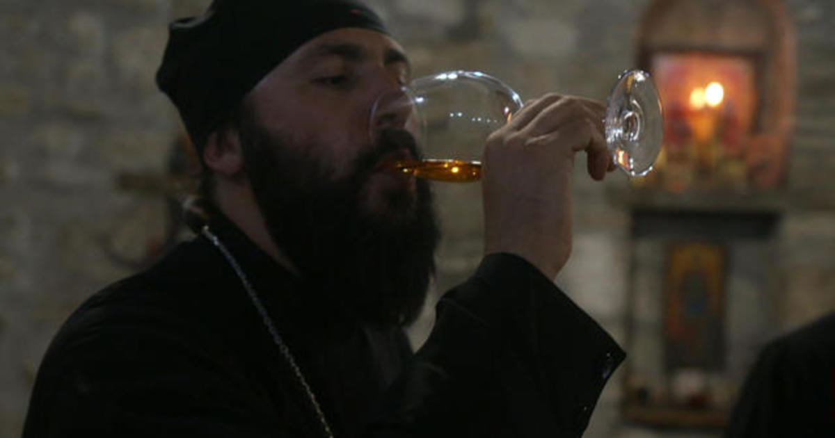 Preview of "60 Minutes": A look into the process of making wine at a monastery in Georgia.