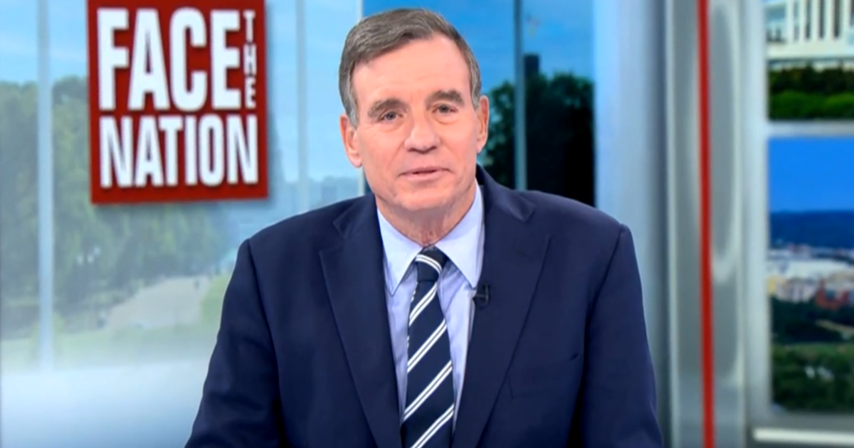 Senator Mark Warner, who is the head of the Senate Intelligence Committee, appeared on the television show "Face the Nation" on November 12, 2023.