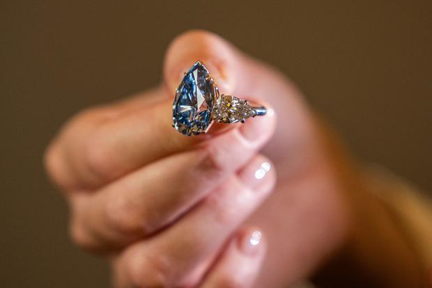 The Blue Royal diamond, an exceptional gem, was sold for approximately $44 million at a Christie's auction as the "best in its category."