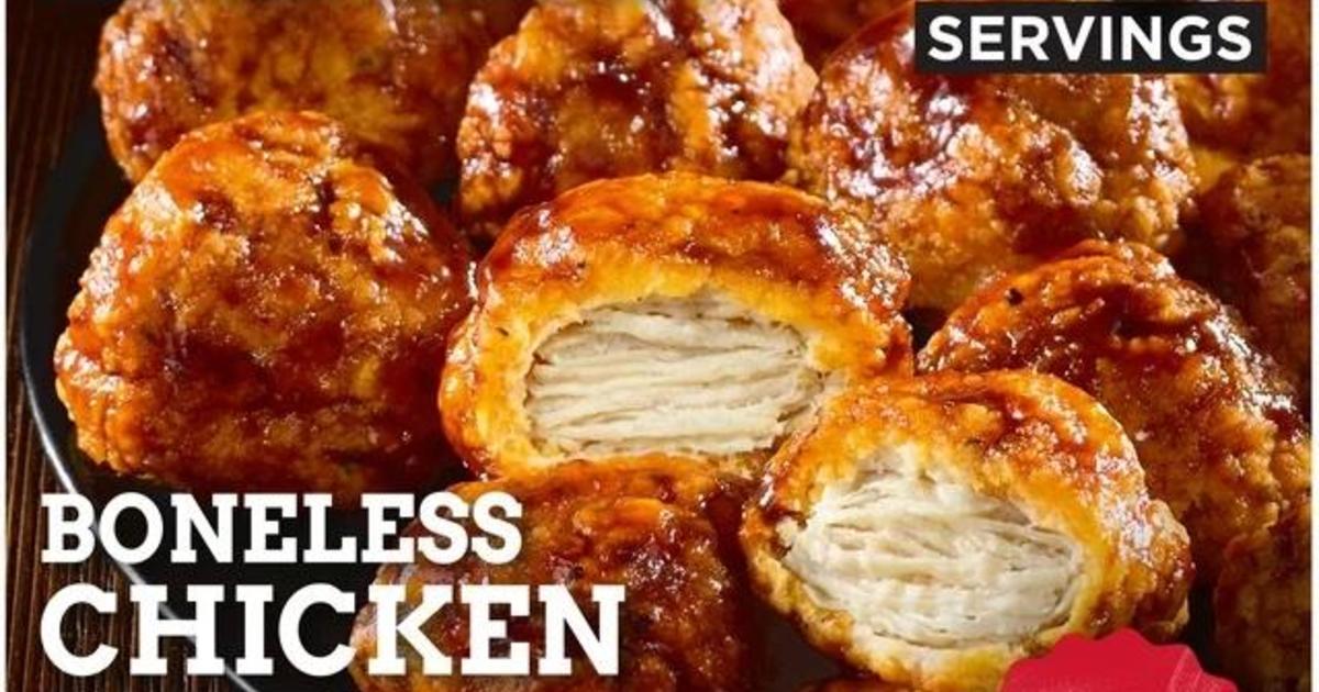 13 tons of TGI Friday's brand chicken bites recalled because they may contain plastic