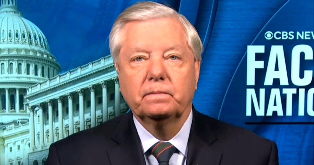 Senator Lindsey Graham appeared on the show "Face the Nation" on December 31, 2023.