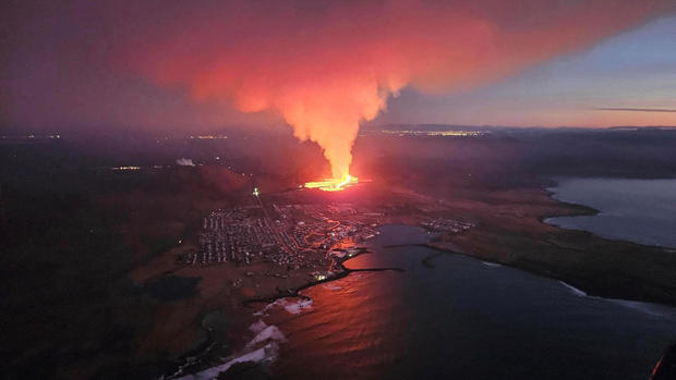 Volcano eruption in Reykjanes Peninsula 