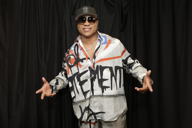 LL Cool J poses for a picture at "A Grammy Salute to 50 Years of Hip-Hop" from the YouTube Theater in Los Angeles, California, Nov. 8, 2023. 