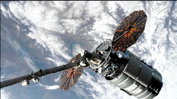 A cargo ship from Northrop Grumman has delivered 4 tons of supplies and equipment to the space station.