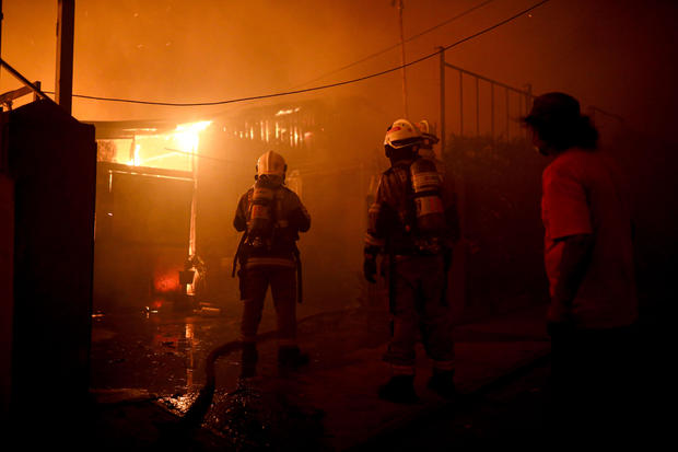 Forest fires affect central-southern Chile 