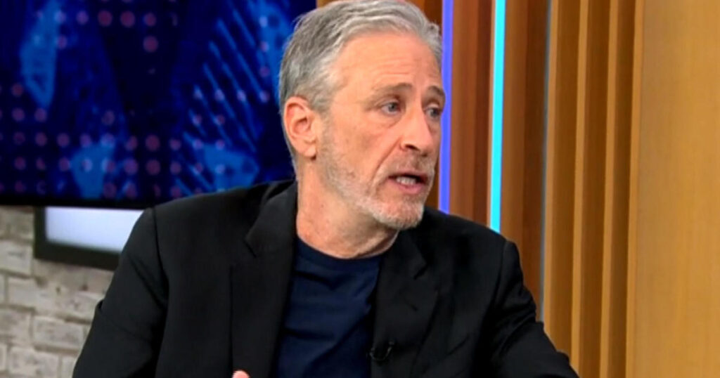 Jon Stewart is back as the host of "The Daily Show".