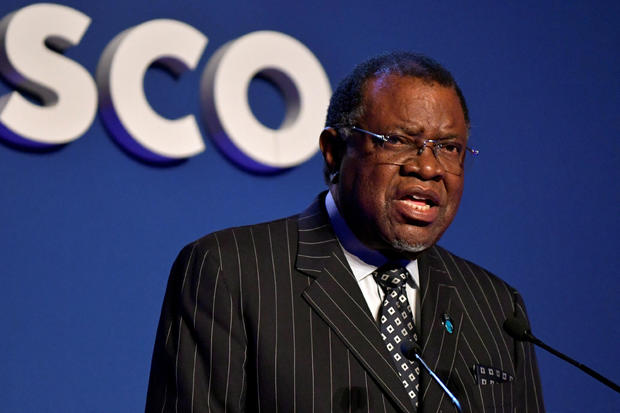 Namibian leader Hage Geingob, who was once a prominent anti-apartheid advocate and later became a respected statesman, passes away at 82 years old.