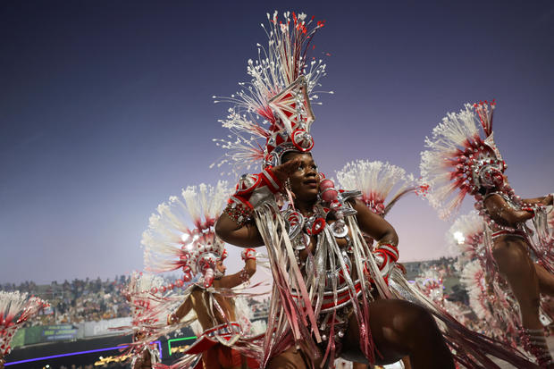 Carnival parade at the Sambadrome, in Rio de Janeiro 