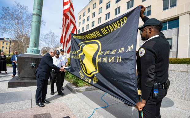 As the flag commemorating the first National Hostage Day is raised, families continue to hold out hope for a meeting with President Biden.