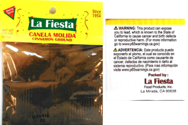 FDA says to throw away these 6 cinnamon products because they contain high levels of lead