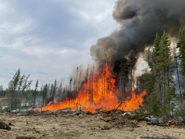 French firefighters assist with Canada wildfires 