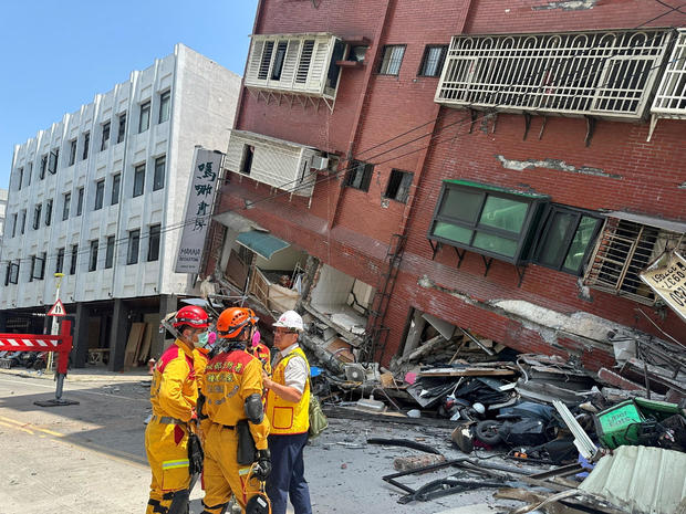 Earthquake in Taiwan blamed for at least 9 deaths as buildings and roads seriously damaged