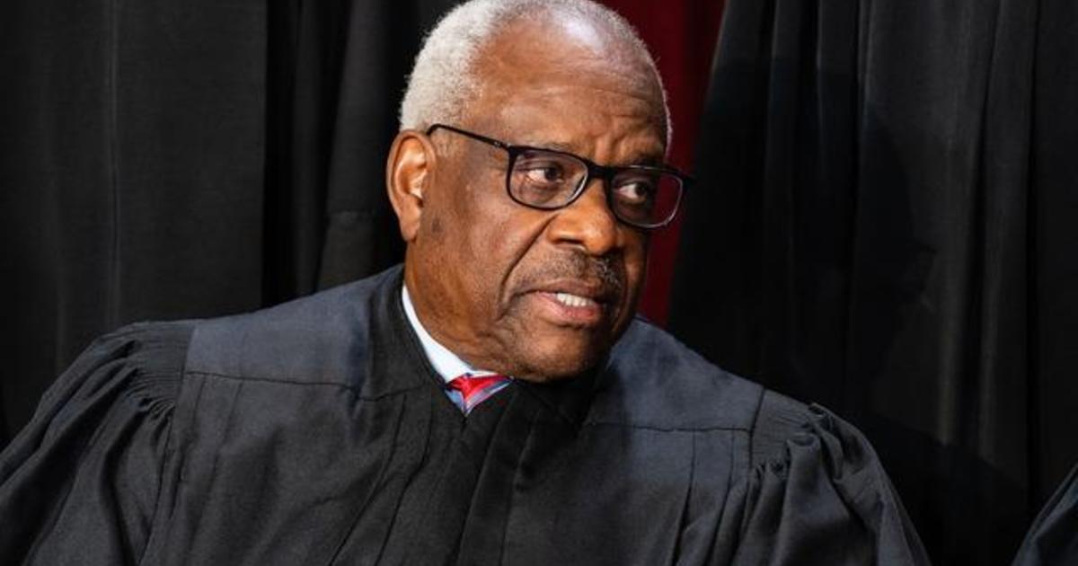 Justice Clarence Thomas absent from Supreme Court arguments Monday with no reason given