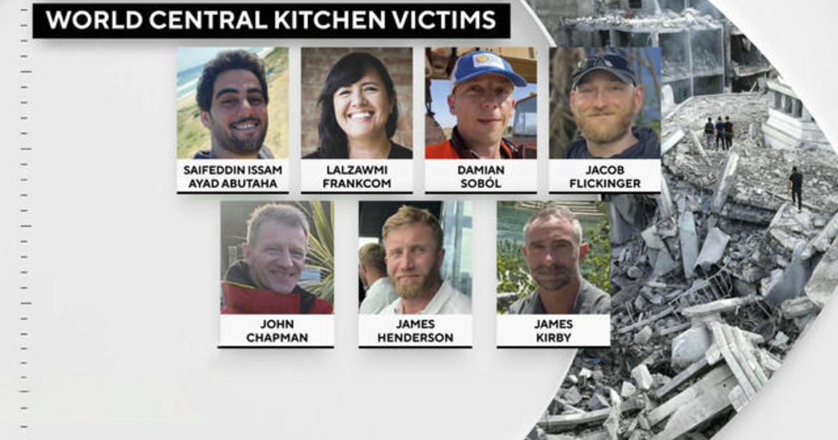 World Central Kitchen identifies aid workers killed by Israeli strike in Gaza