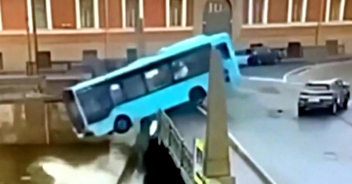 At least 7 killed, driver arrested in Russia bus crash