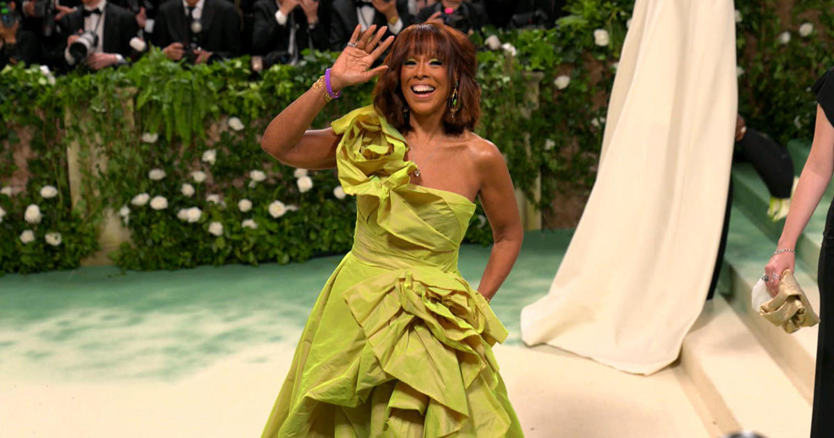 Gayle King gets ready for the Met Gala