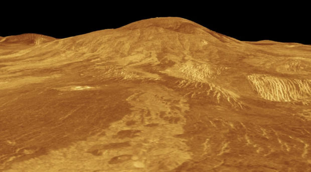 Radar detects fresh lava flows on Venus, indicating planet may be "far more volcanically active" than thought