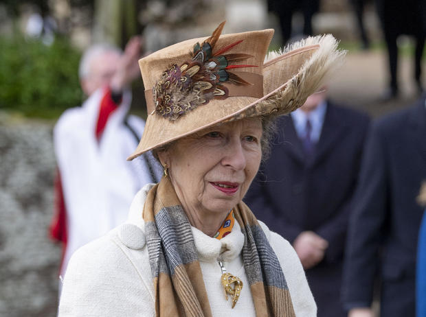 Princess Anne, King Charles III's sister, hospitalized with concussion