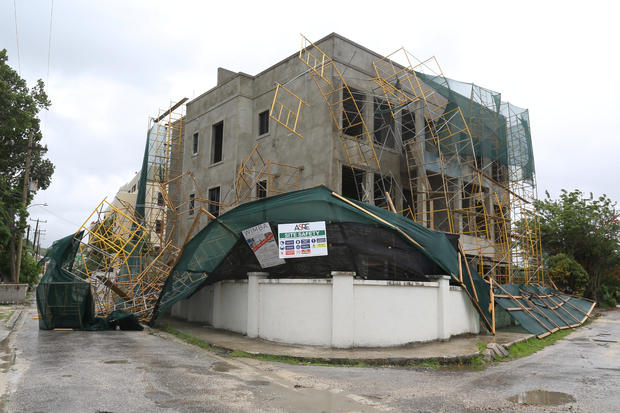 Hurricane Beryl causes damage in Barbados 