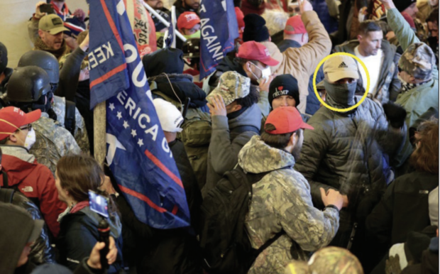 Marine accused of using Nazi salute during the Capitol riot sentenced to almost 5 years in prison