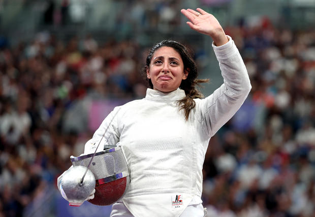 Paris Olympics fencer Nada Hafez reveals she competed in Games while 7 months pregnant with a "little Olympian"