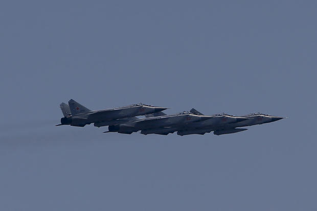 Russia says its fighter jets intercepted 2 U.S. strategic bombers in the Arctic