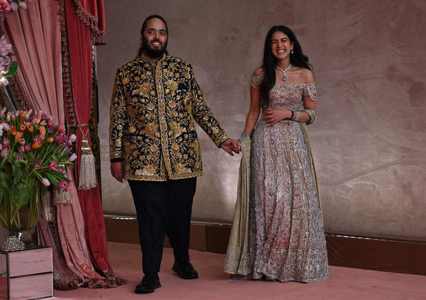 See photos of stars at the mega wedding for the son of Asia's richest man in Mumbai, India