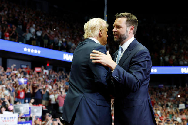 Trump holds first rally with running mate JD Vance