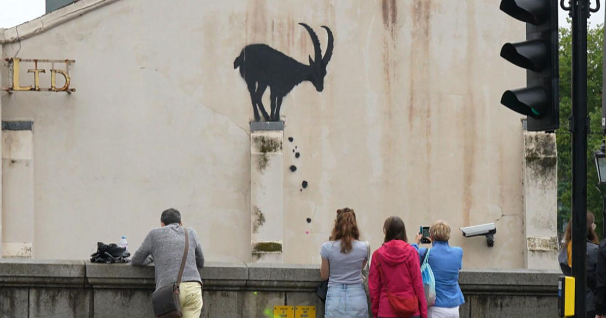 Banksy leaves 9 new animal-themed murals across London