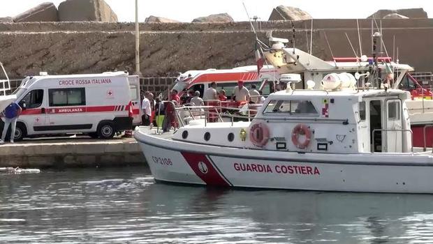 Boat sinks off Sicily in Italy, reportedly leaving 2 Americans among 6 people missing