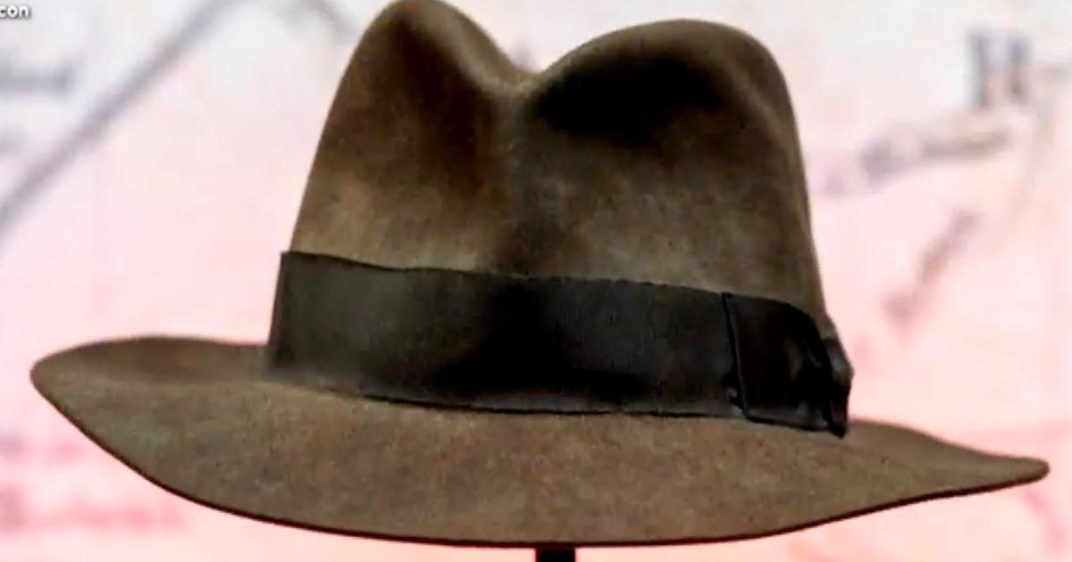 Iconic fedora from "Indiana Jones" sells at auction