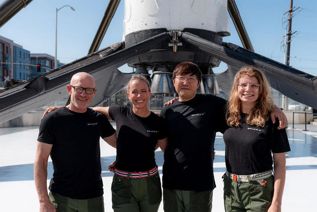 SpaceX to launch bitcoin entrepreneur and three crewmates on flight around Earth's poles