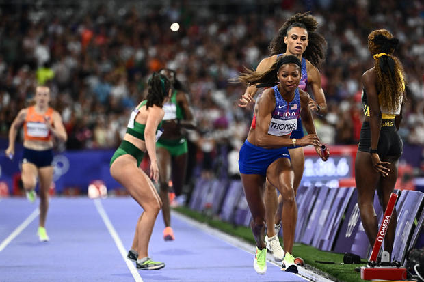 Team USA wins Olympic gold in men's and women's 4x400 relay