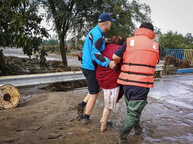 Deaths reported in eastern Romania as torrential rainstorms flood homes, block roads