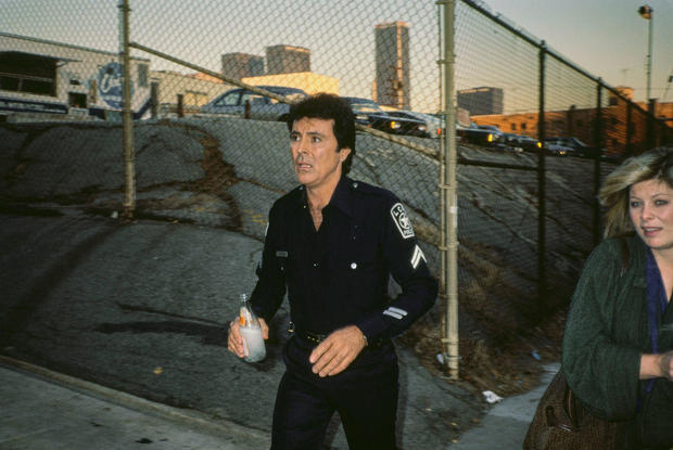 Filming 'T. J. Hooker' 