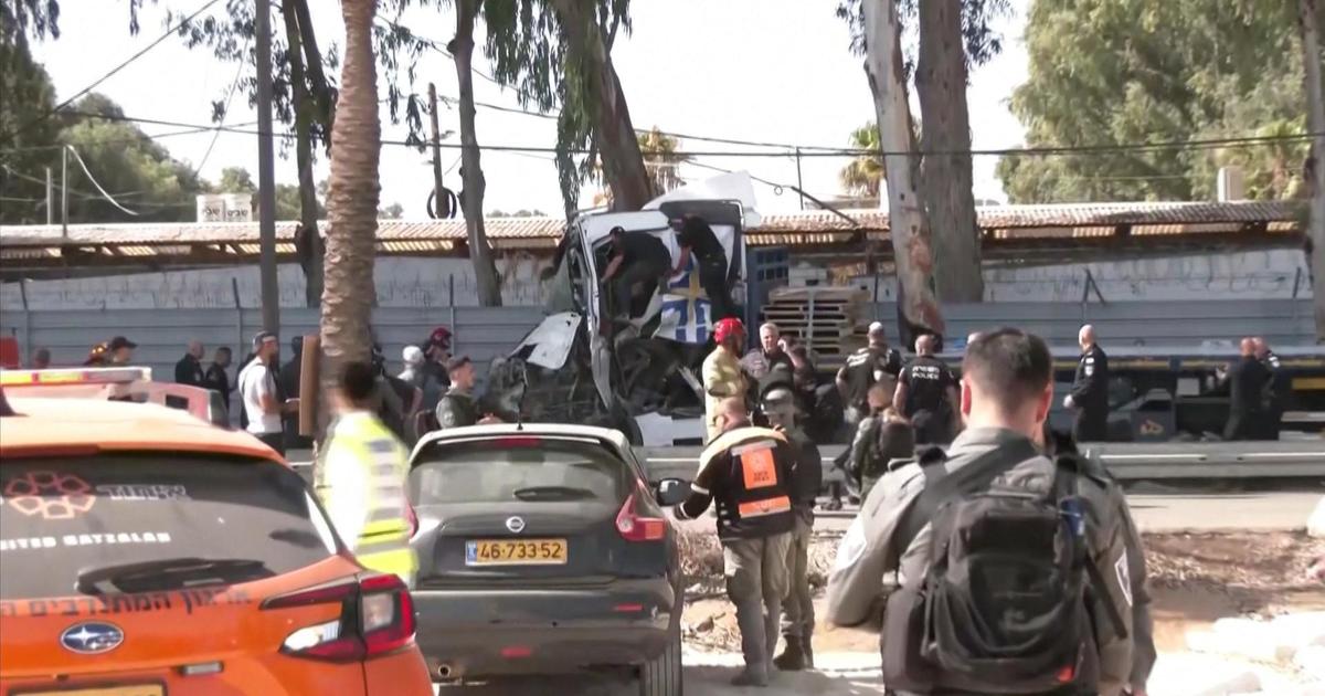 1 dead in suspected terror attack near Tel Aviv as Israel launches missiles at Iran