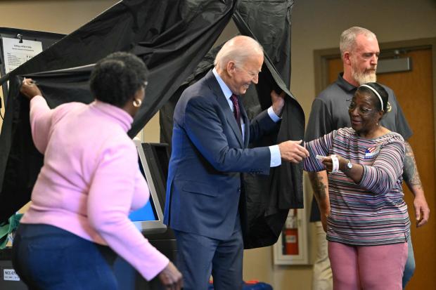 Biden casts early vote for president in Delaware with Election Day over a week away