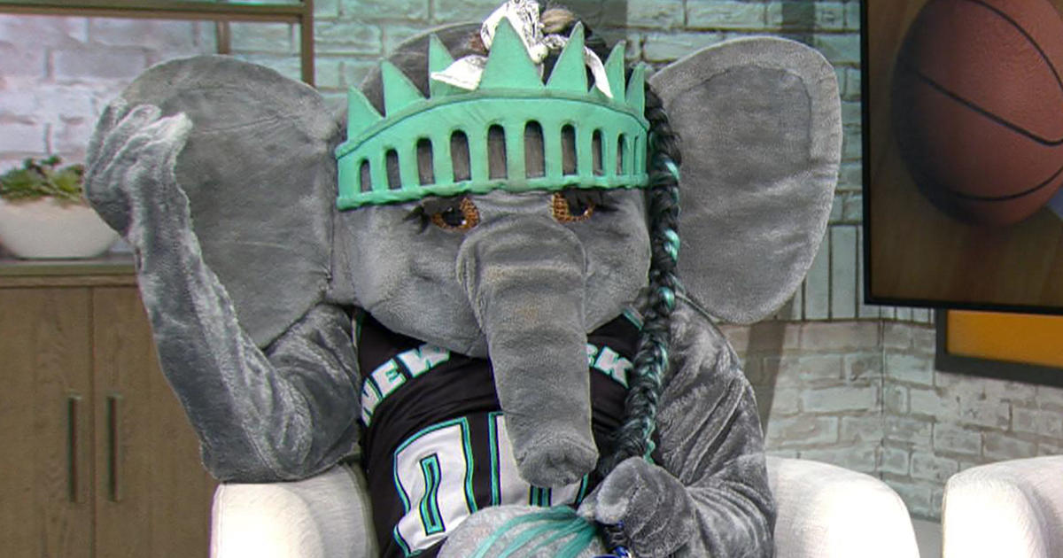 Ellie the Elephant on supporting the New York Liberty's fight for WNBA championship