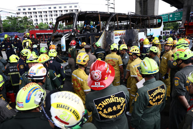 School bus fire in Thailand may have killed more than 20