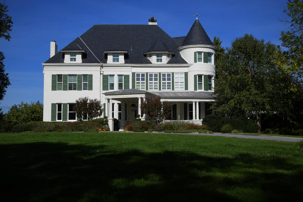 Where does the vice president live? Inside the house at 1 Observatory Circle