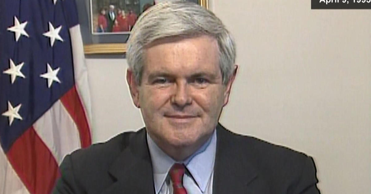 From the archives: House Speaker Newt Gingrich discusses the "Contract with America"