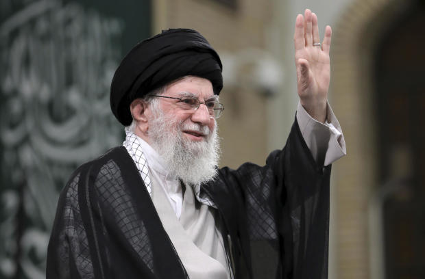 Iran's supreme leader threatens U.S. and Israel with "a crushing response" over Israeli attack