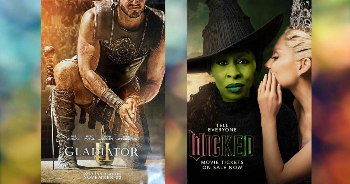 "Wicked" and "Gladiator II" soar at the weekend box office