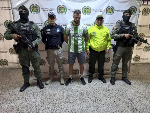 Accused "invisible" cocaine trafficker from U.K. captured in Colombia after years on the run